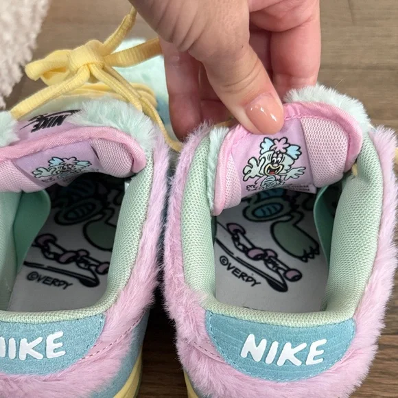 Nike Pastel Kids Sneakers - Blue, Pink, Yellow - Picture 8 of 9